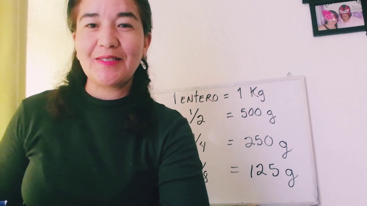 como se escribe medio kilo