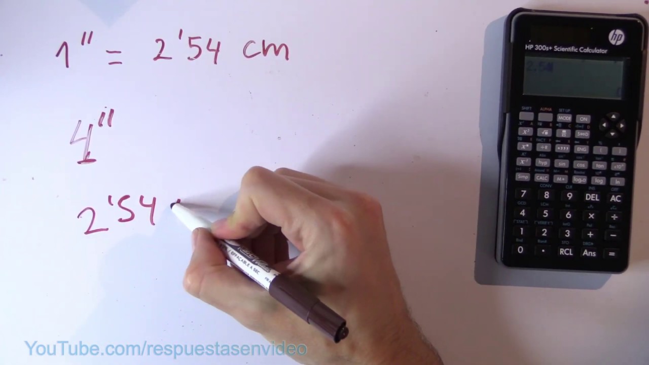 cuanto son 4 pulgadas en centimetros