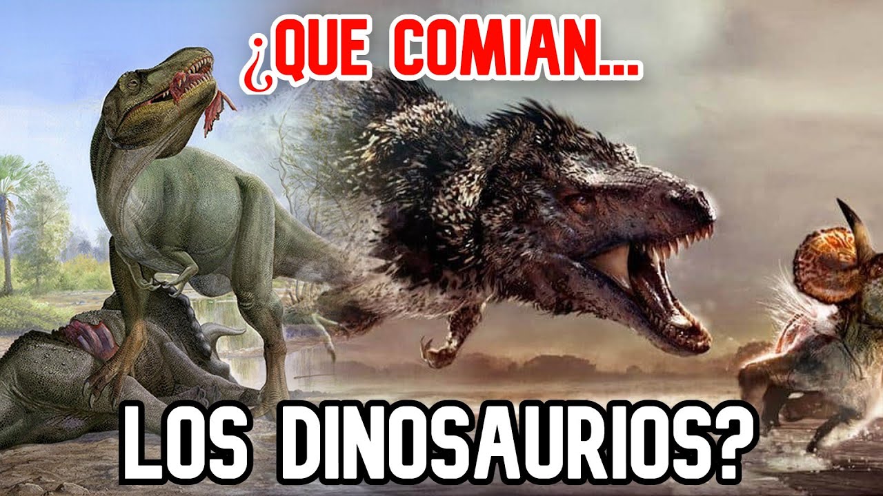 de q se alimentaban los dinosaurios