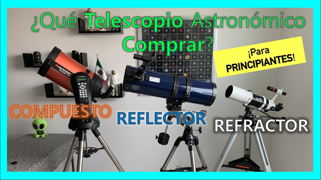 diferentes tipos de telescopios que se usan en la actualidad