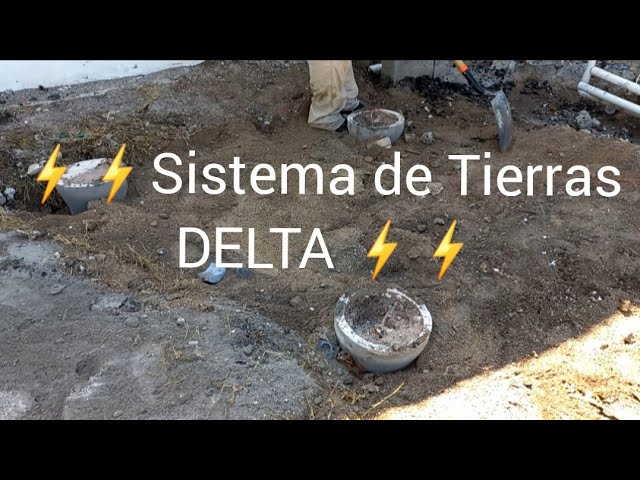 instalacion de tierra fisica tipo delta
