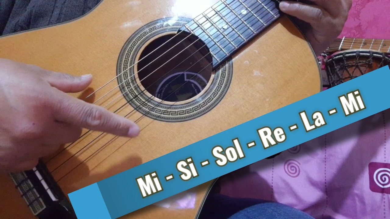 nombre de las cuerdas guitarra