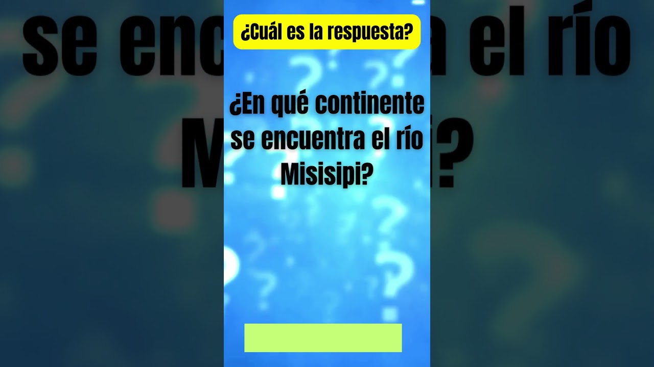 rio misisipi en que continente se encuentra