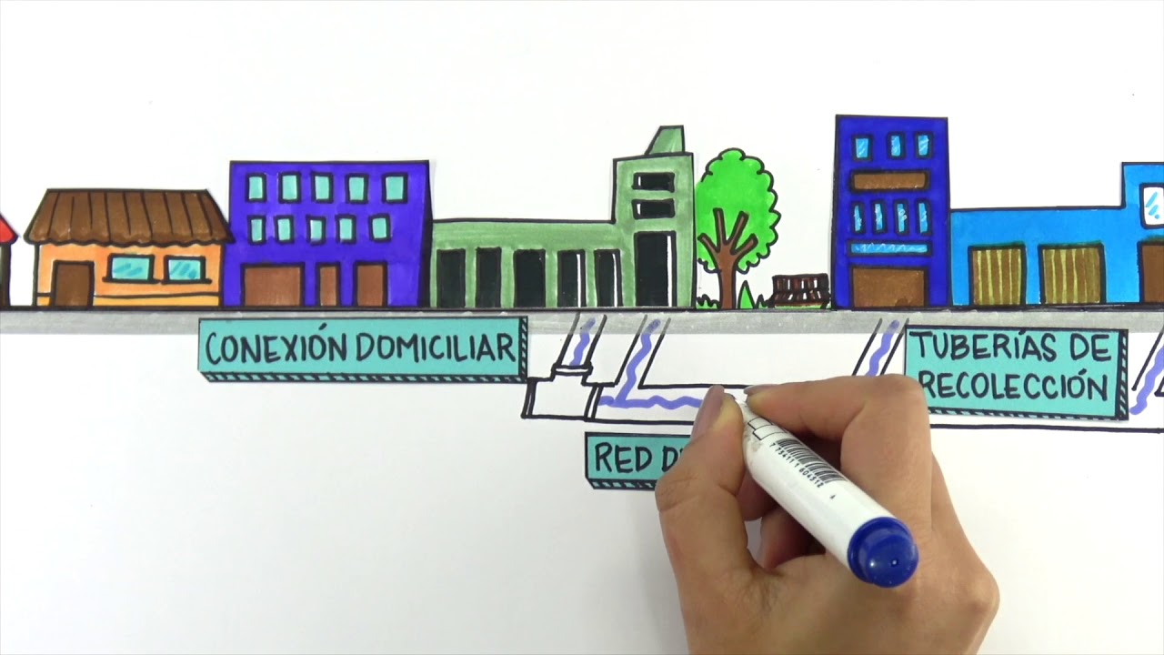 sistema de drenaje de una cuenca