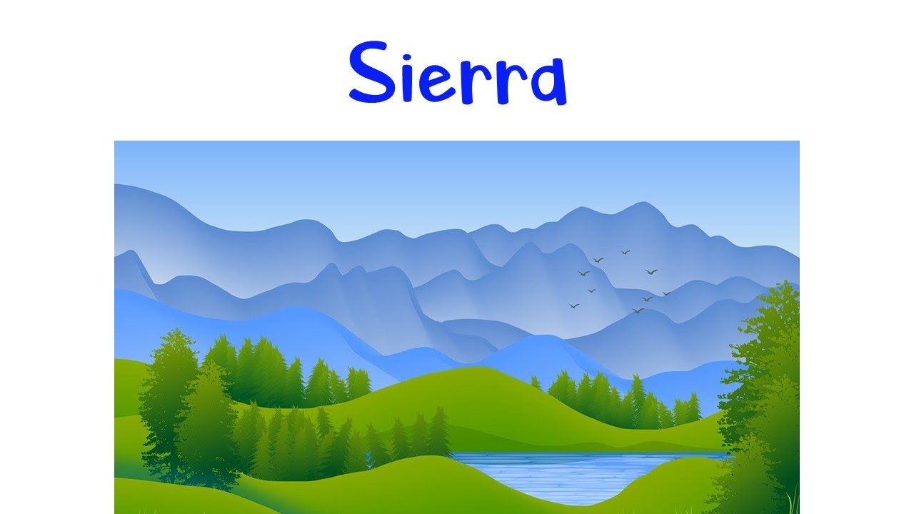 caracteristicas de una sierra geografia
