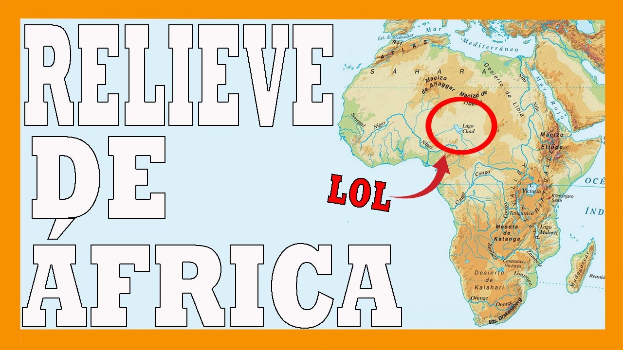 como es el relieve de africa