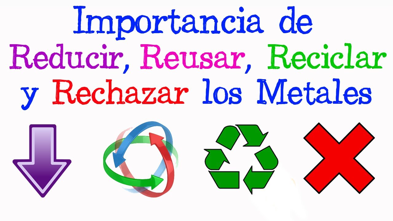 cual es la importancia de rechazar los metales