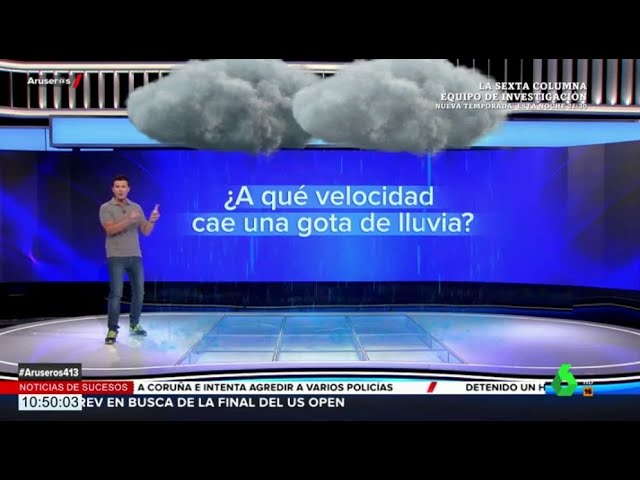 cuanto tarda la lluvia en caer