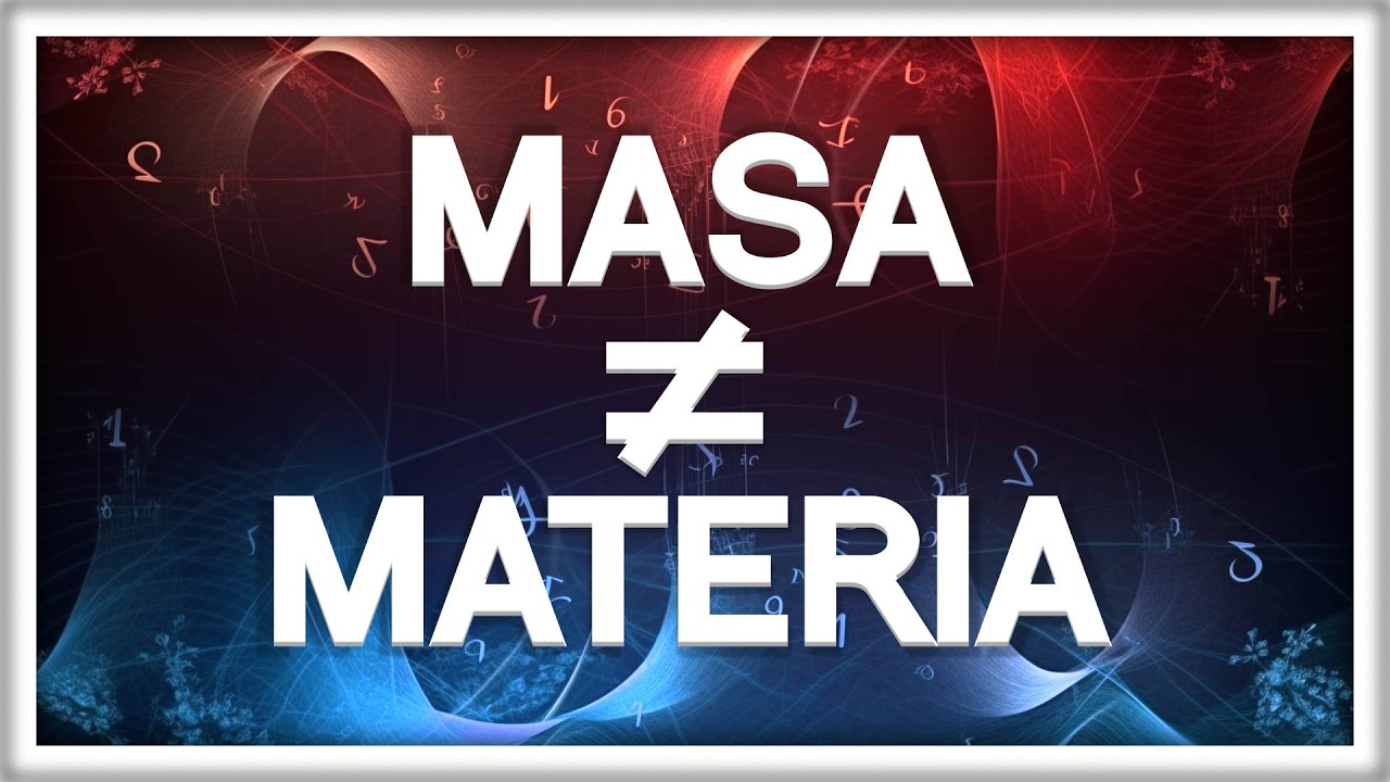 diferencia de masa y materia