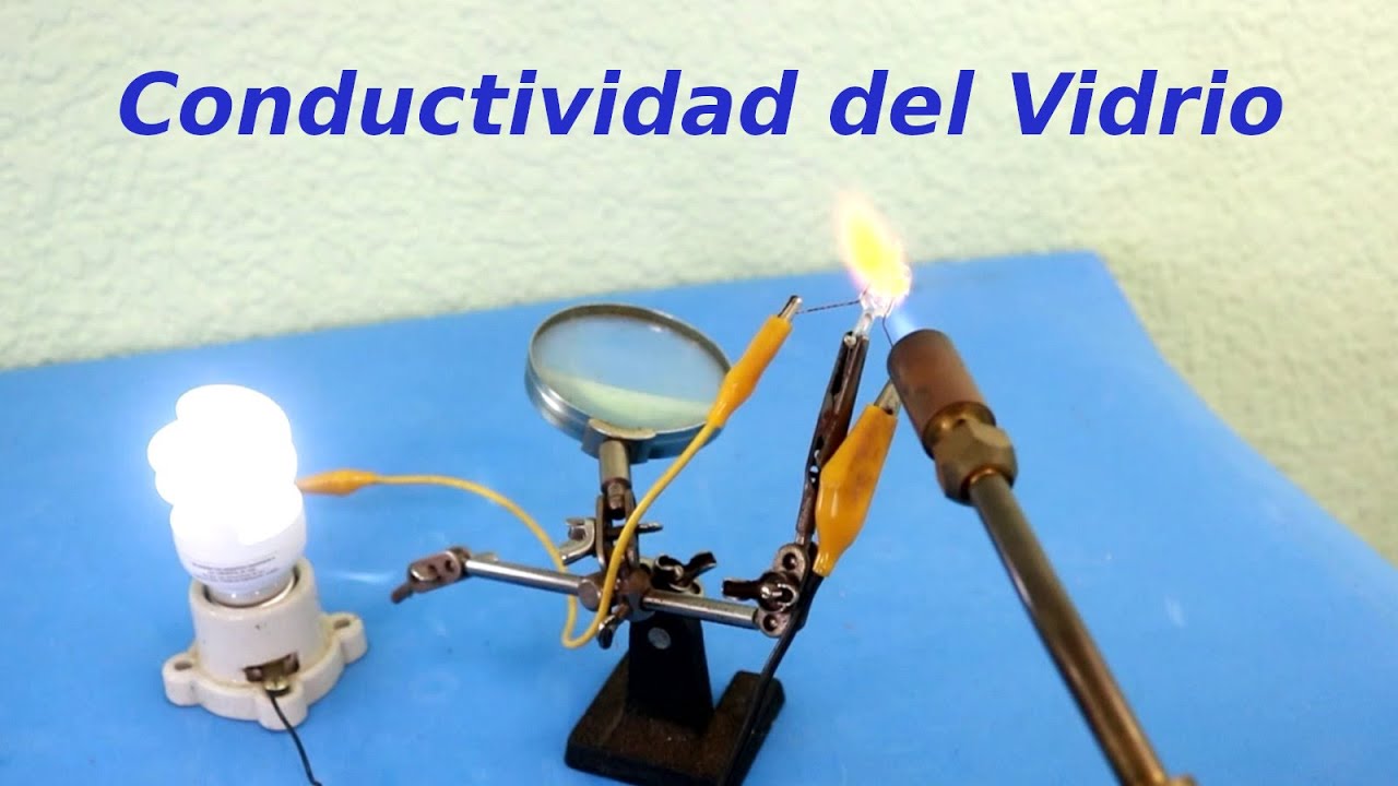 el vidrio es conductor de electricidad