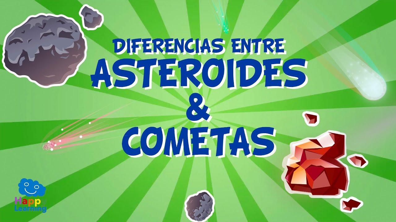 en qué son diferentes los cometas y los asteroides