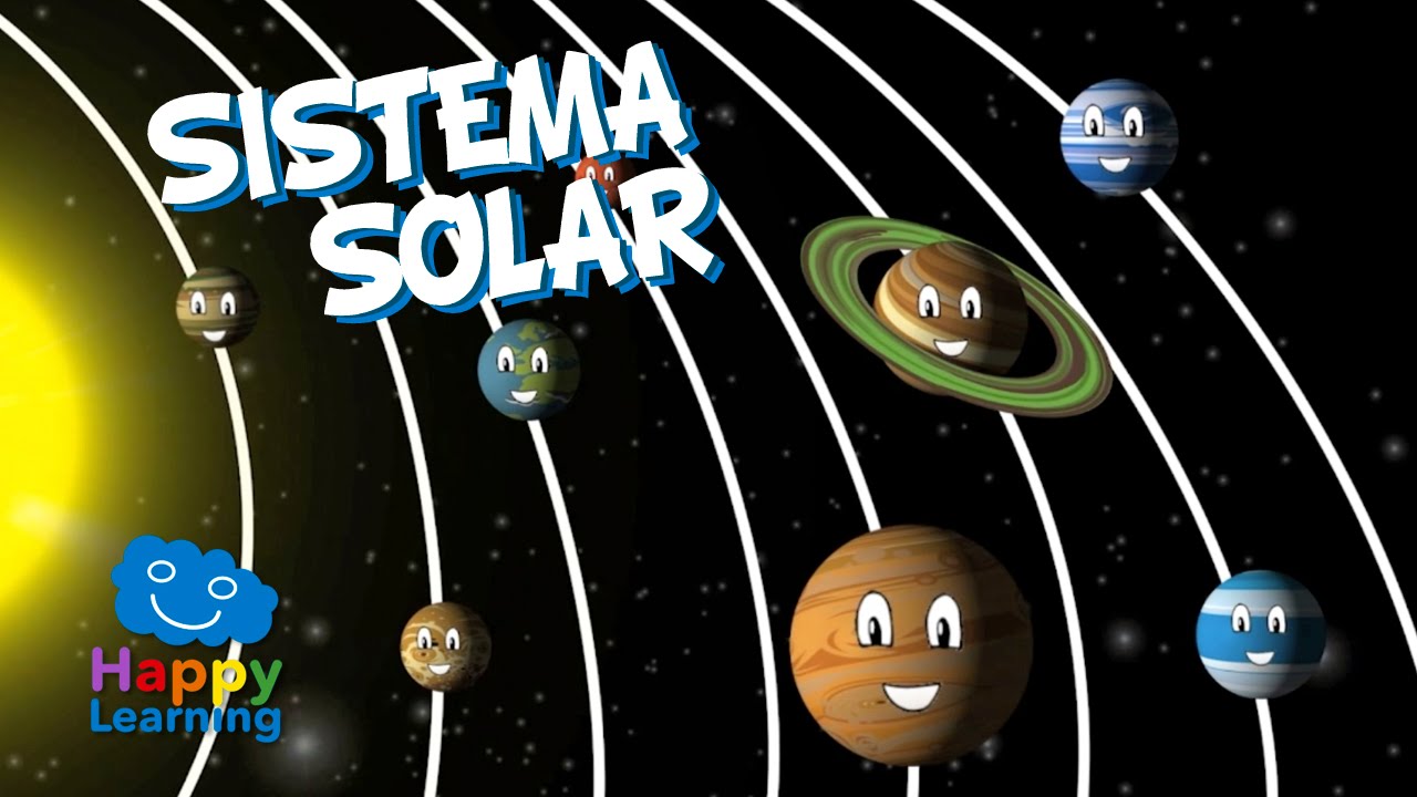 esquema sobre el sistema solar
