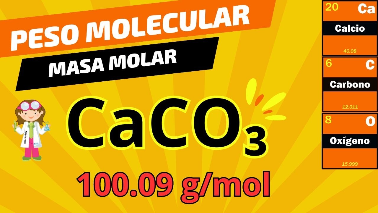 masa atomica carbonato de calcio
