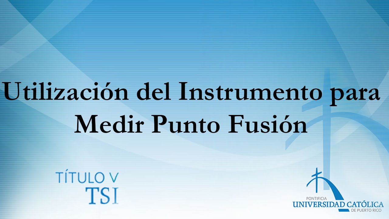 que instrumento se utiliza para medir el punto de ebullicion