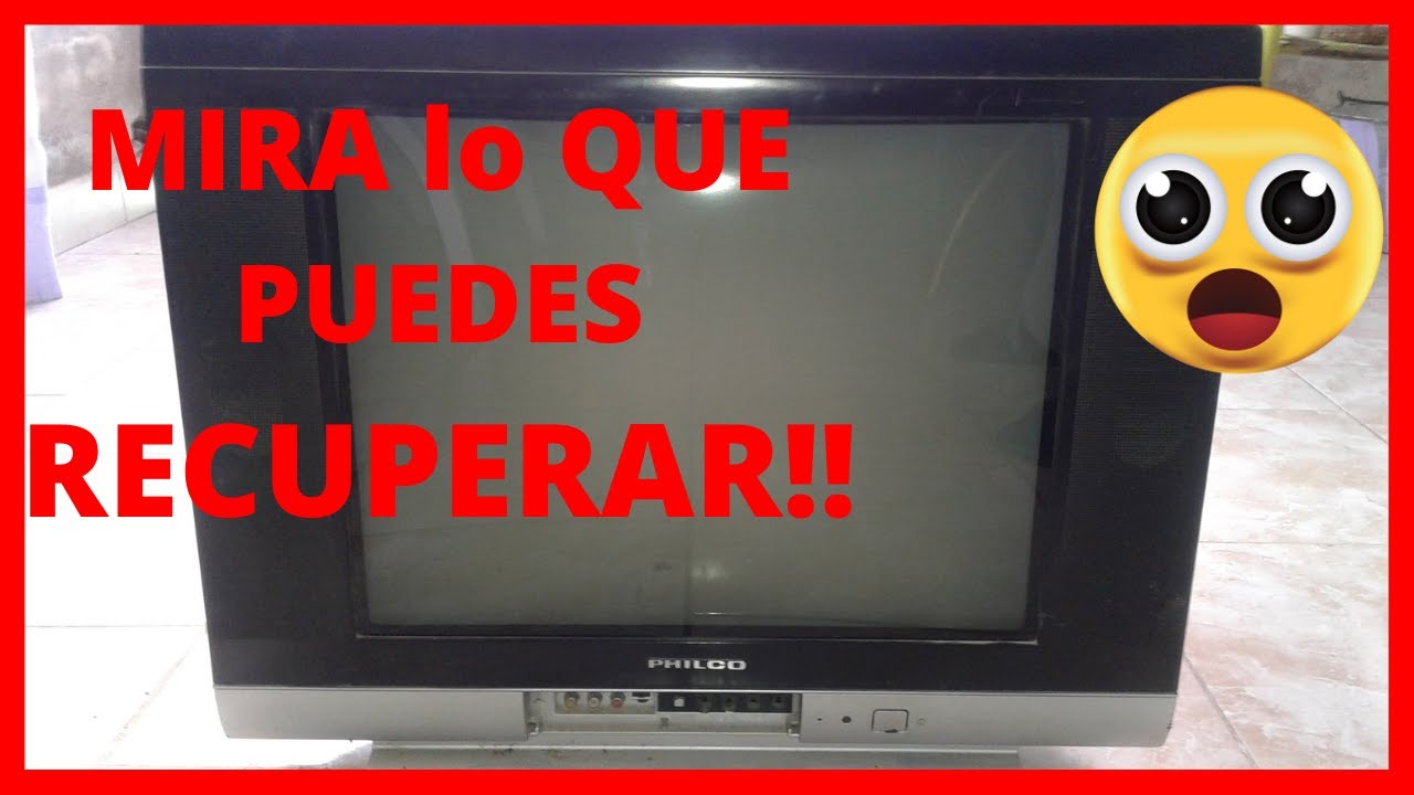 que se puede reciclar de un televisor
