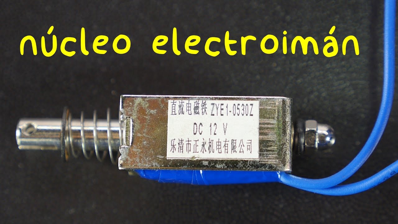 qué sucede si el electroimán no tiene núcleo