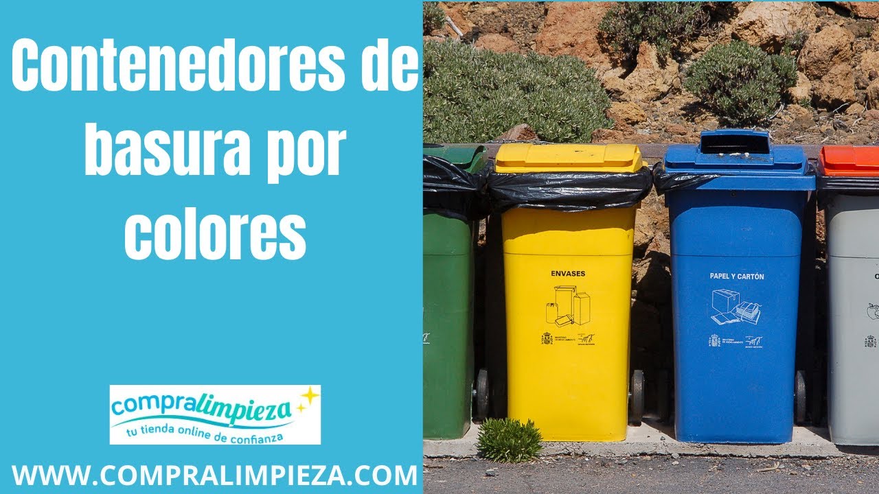 botes para clasificar la basura