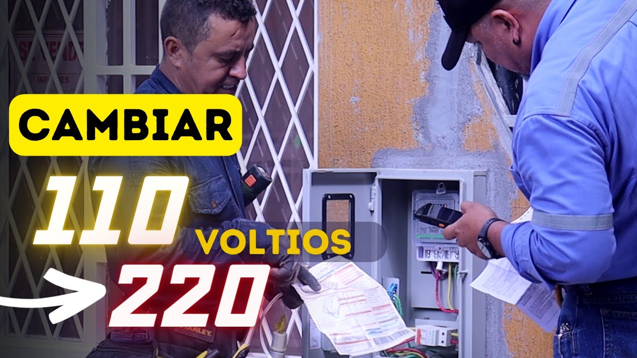 cambiar luz de 110 a 220