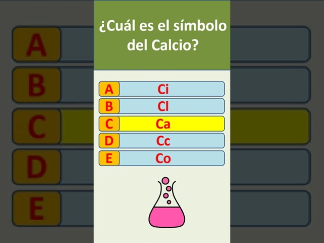 cual es el símbolo del calcio