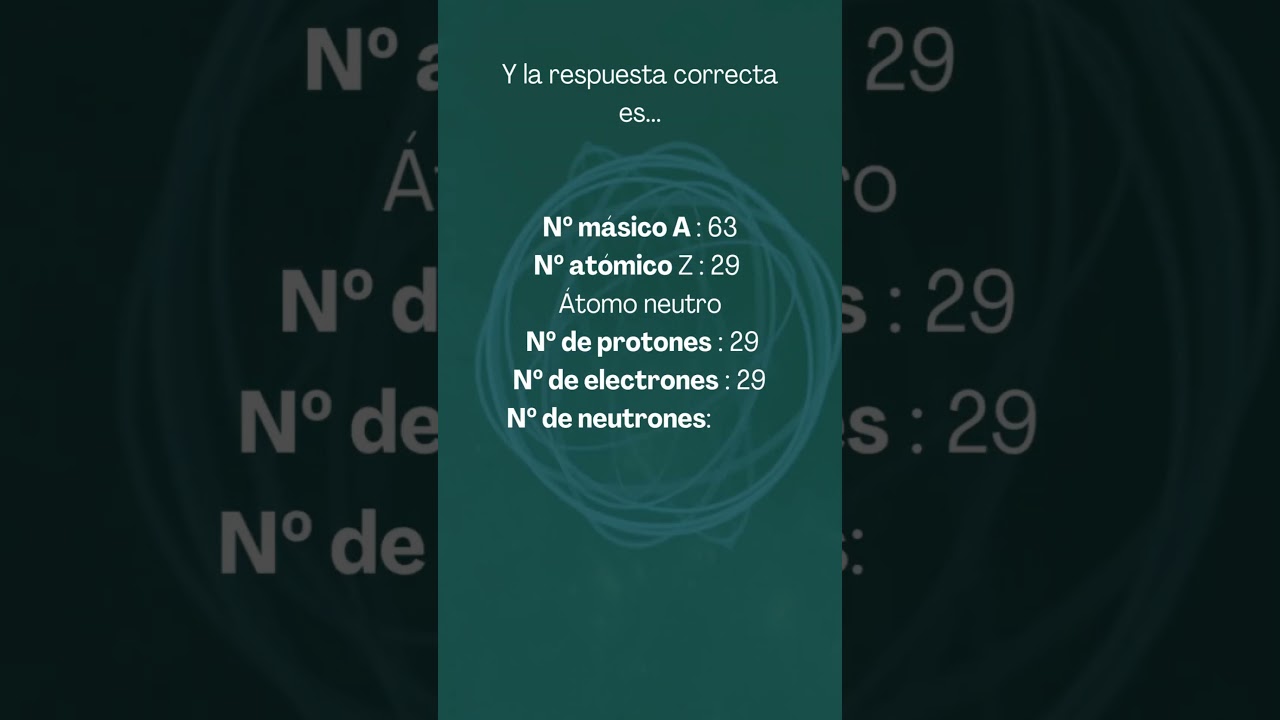 cuantos protones tiene el cobre