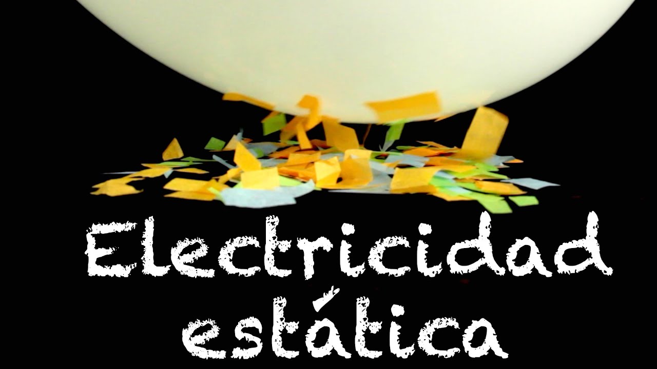 experimento de electricidad con globos