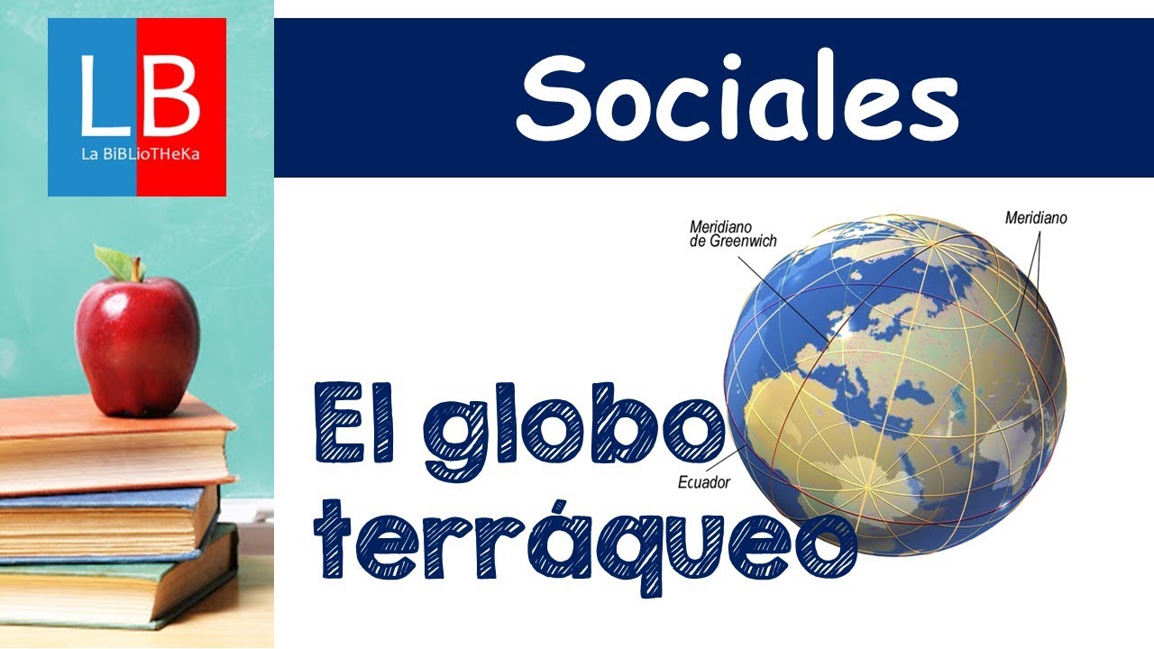 globo terraqueo con todos sus elementos