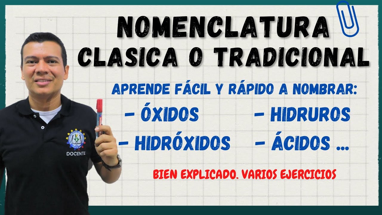 linea del tiempo de la nomenclatura quimica