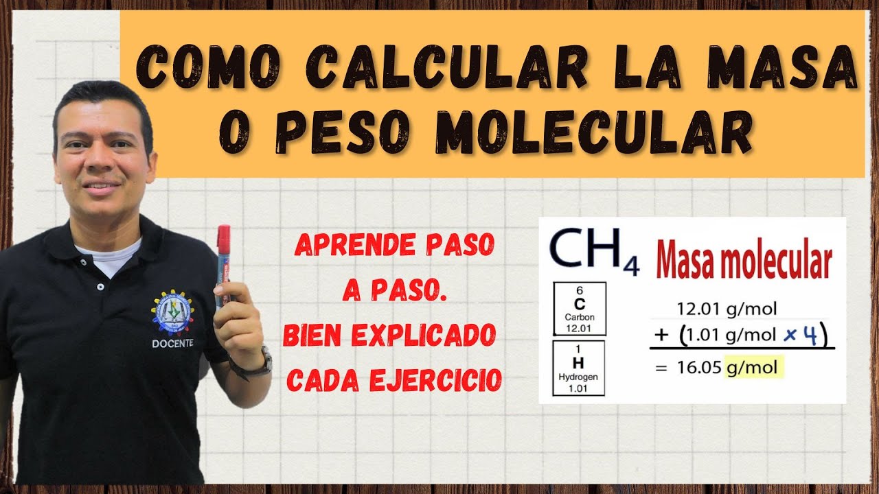 como se saca el peso atomico de un elemento