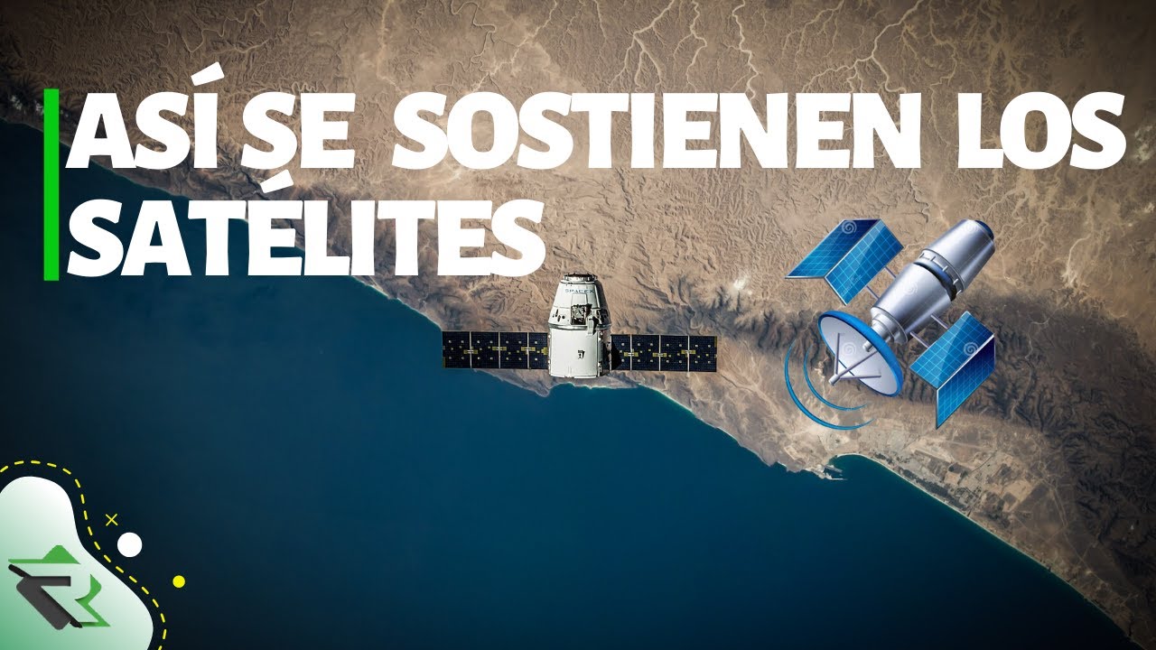 como se sostiene un satelite artificial en el espacio