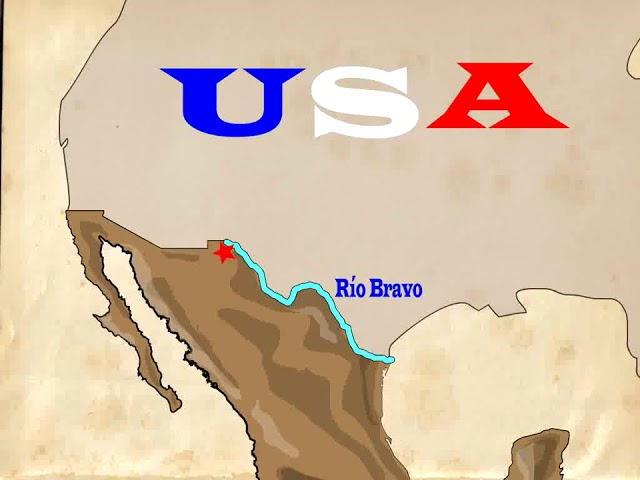 cuales son los rios frontera de mexico