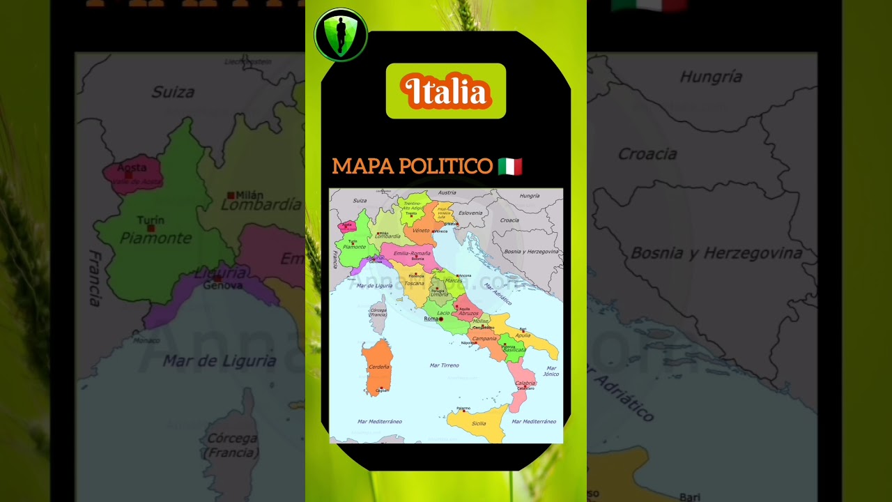 donde se ubica italia en el planisferio