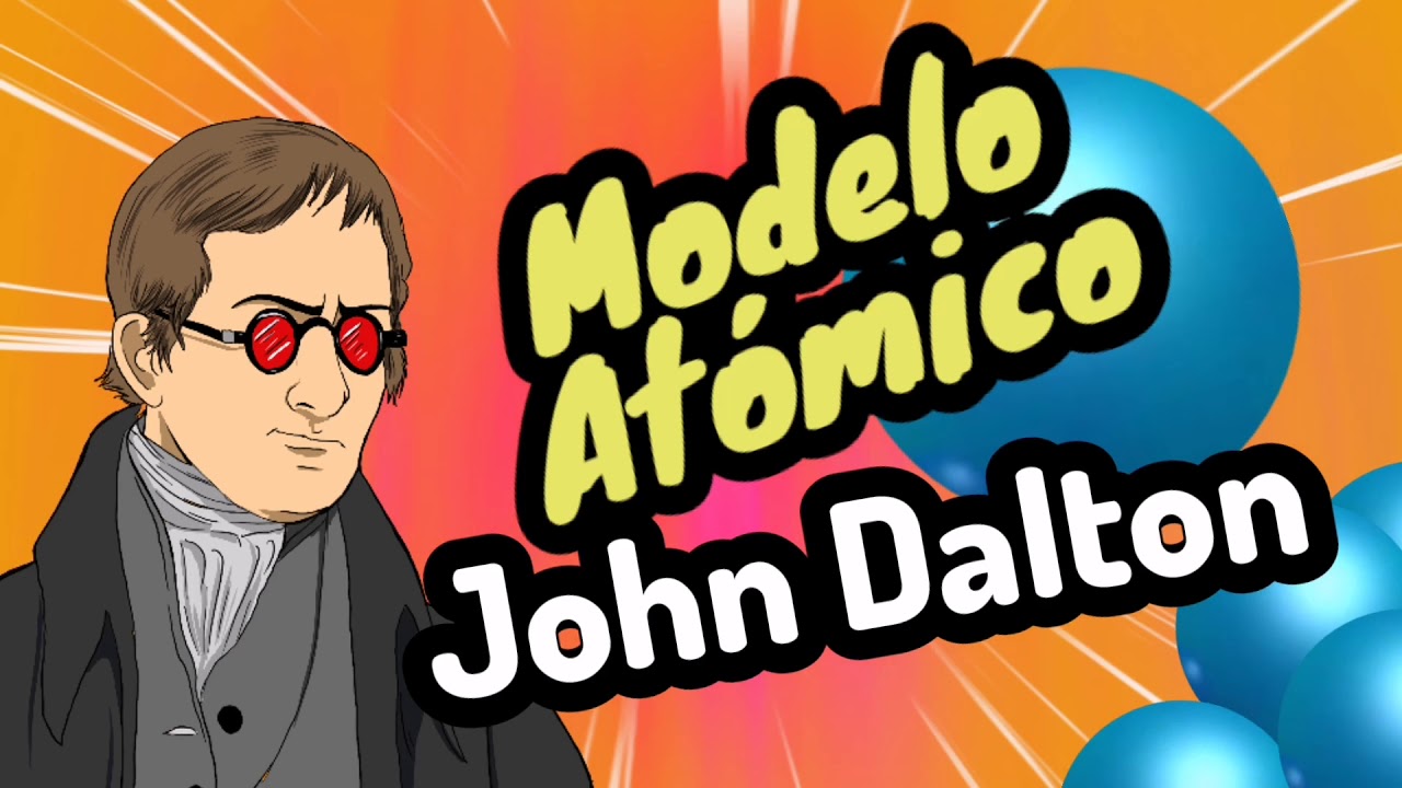grafico del modelo atómico de dalton