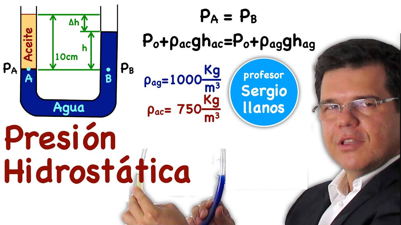 presion en tubos en u