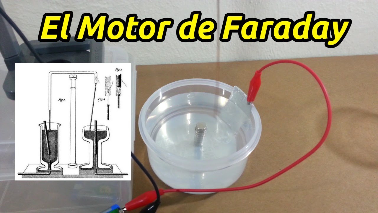 primer motor electrico de faraday