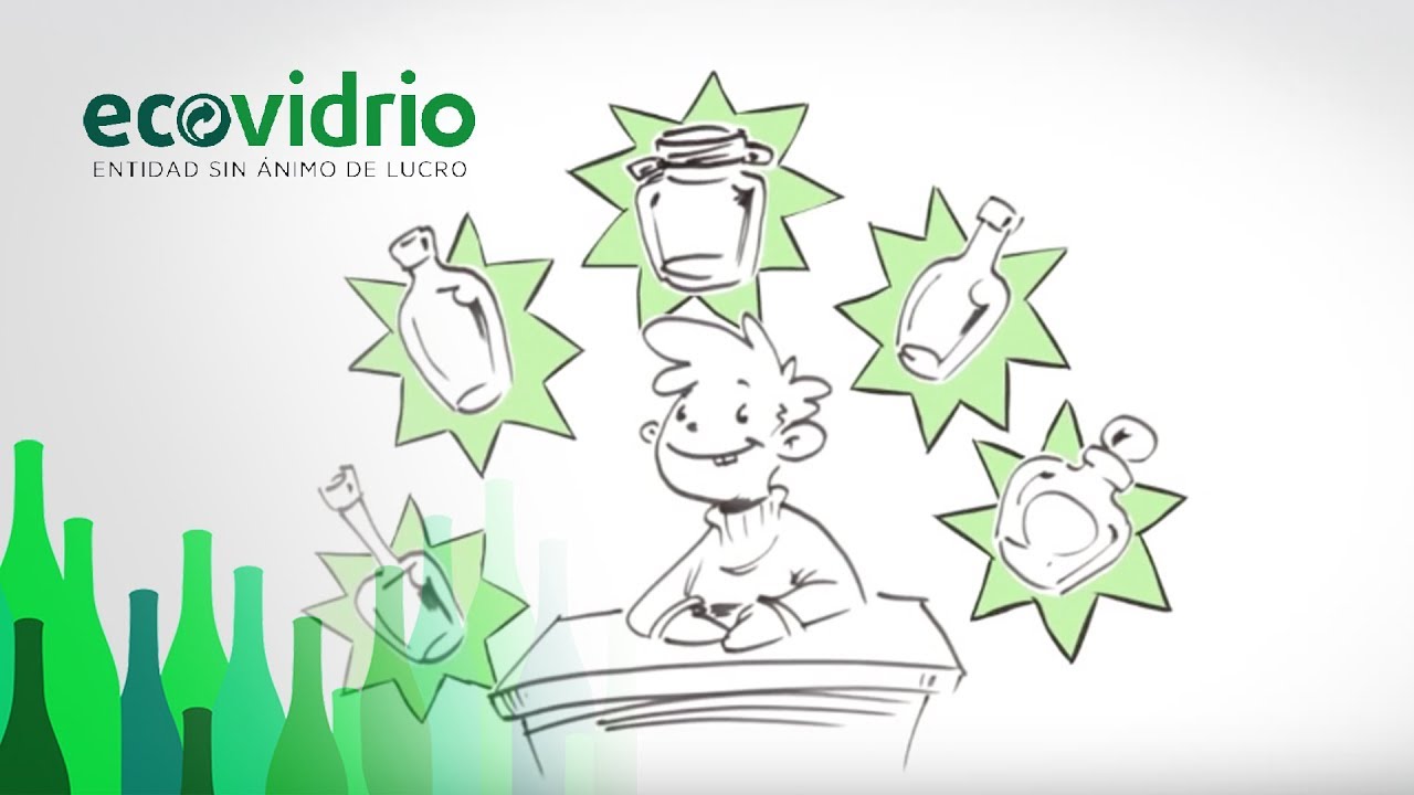 cadena de reciclado de vidrio papel y plastico