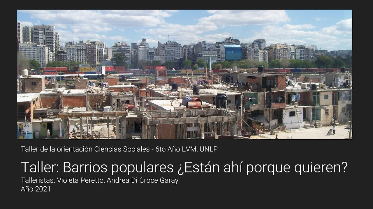 características de villas y asentamientos