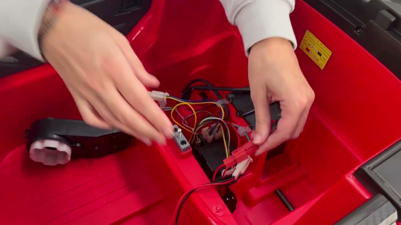 como armar un auto electrico para niños