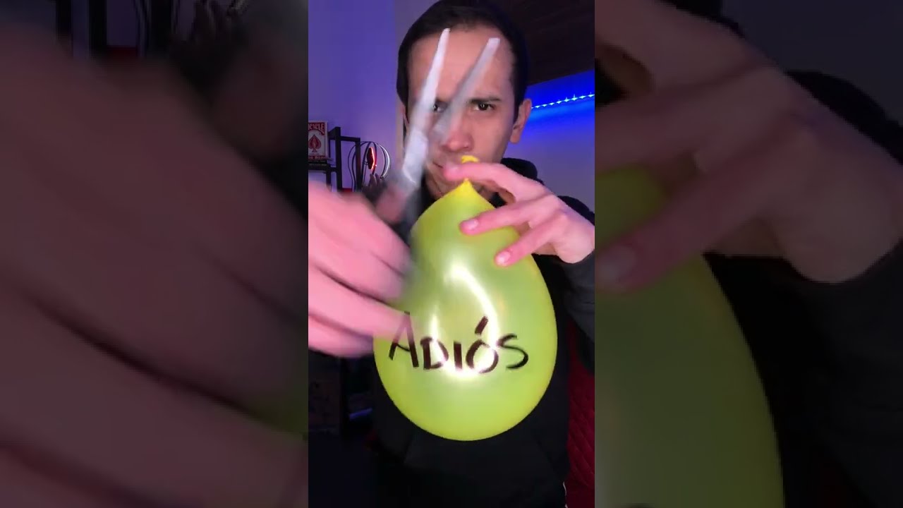 como pasar aire de un globo a otro