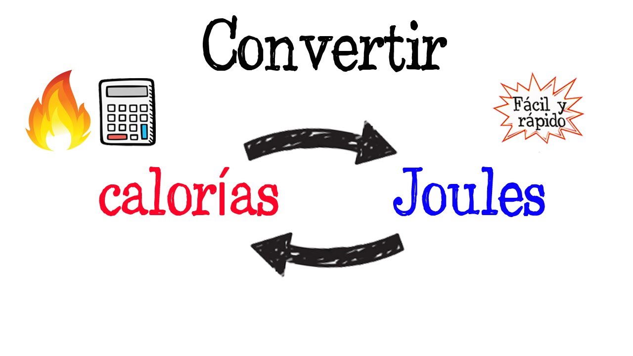 como pasar de calorias a julios