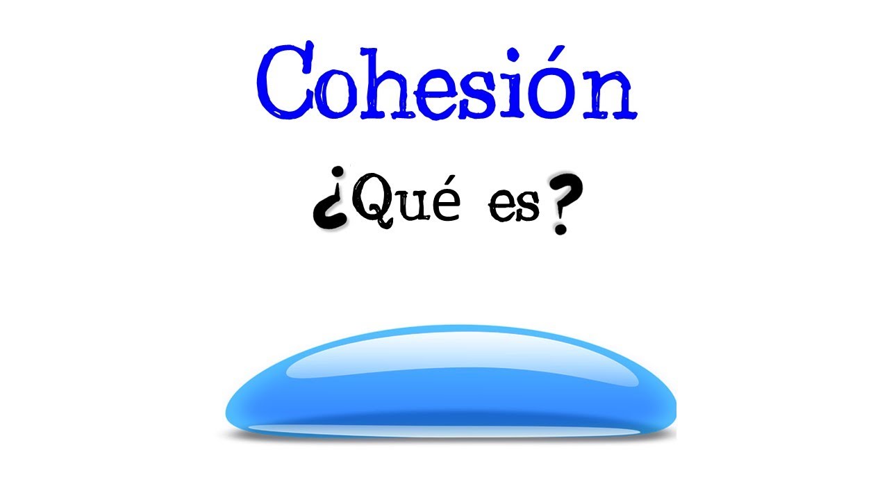 concepto de cohesion en fisica