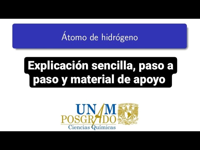 ecuacion de schrodinger para el atomo de hidrogeno