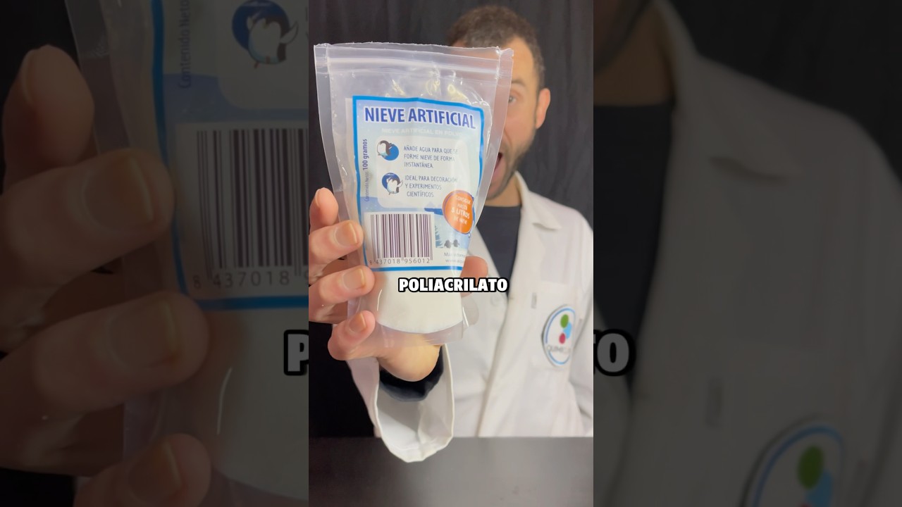 experimentos con poliacrilato de sodio