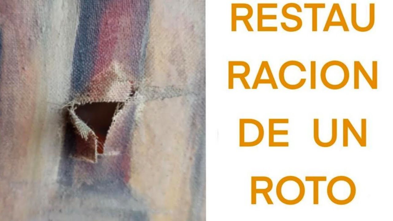 materiales para restaurar obras de arte
