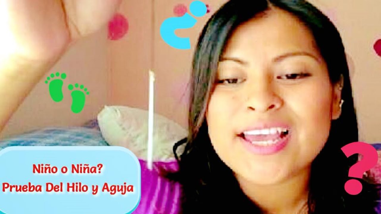 pendulo con aguja e hilo