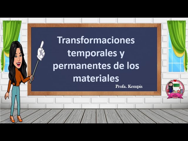 cambios permanentes de la materia