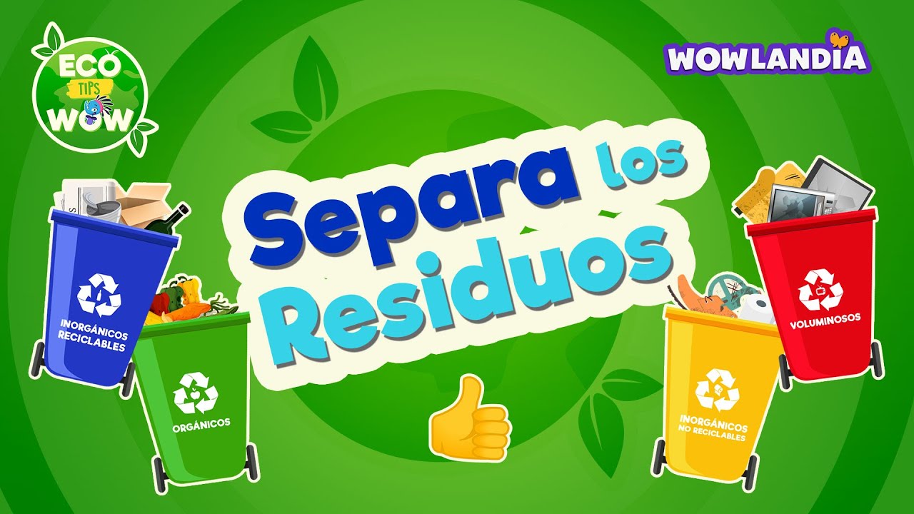 como clasificar la basura en la escuela