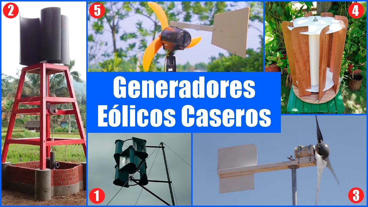 como se hace un generador de energia eolica