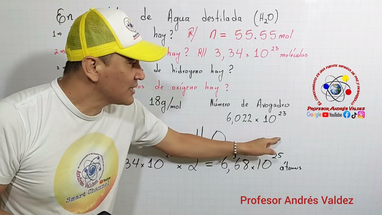 cuanto hidrogeno tiene un litro de agua