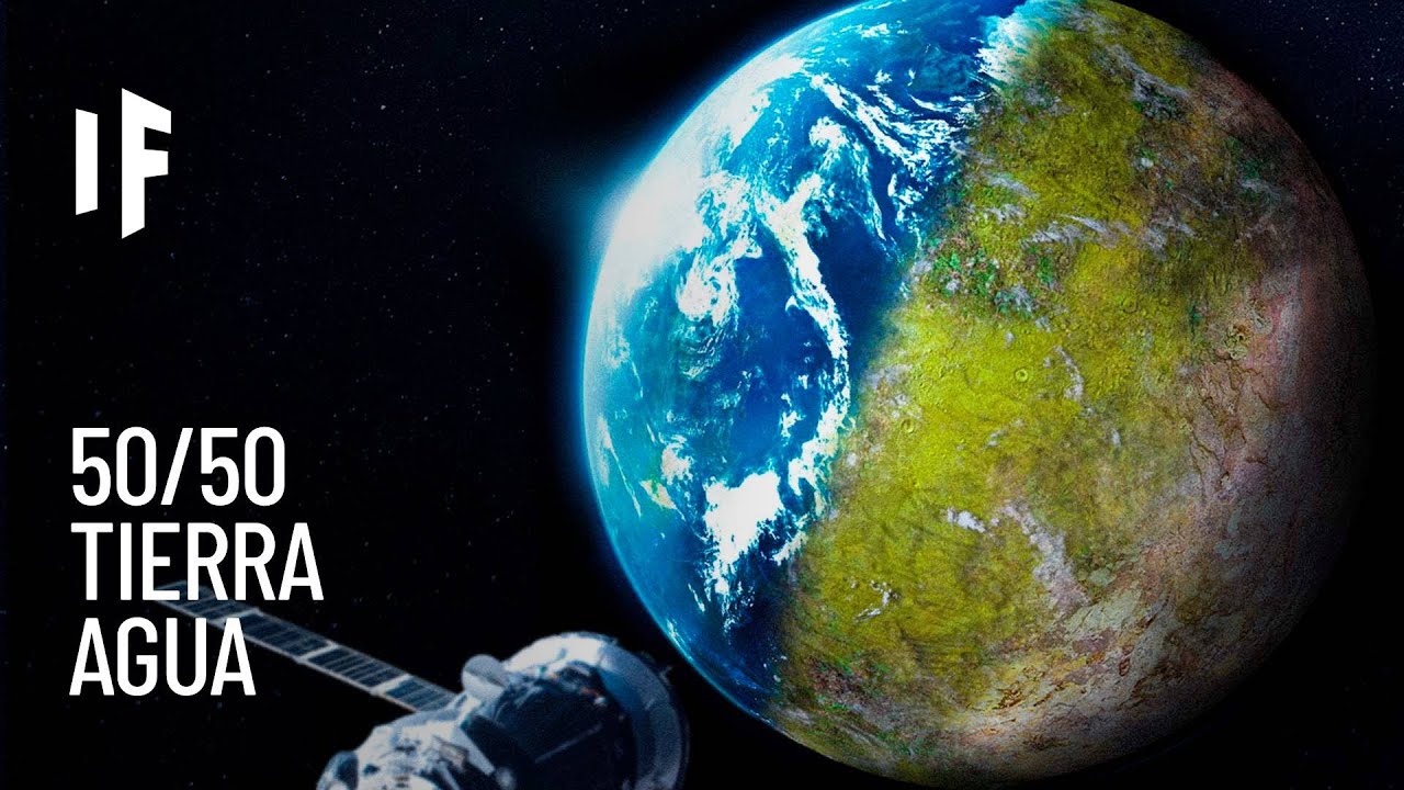 planeta tierra a la mitad