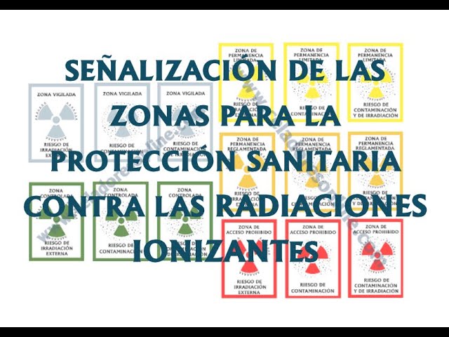 señales de seguridad e higiene relativas a radiaciones ionizantes